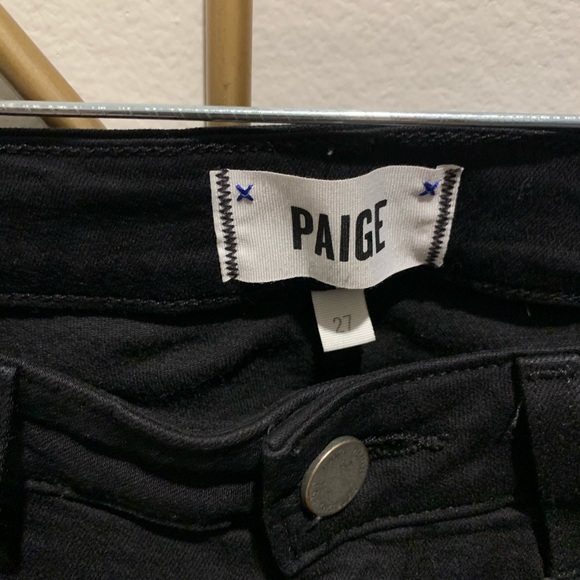 Paige distressed black jeans - Picture 3 of 3